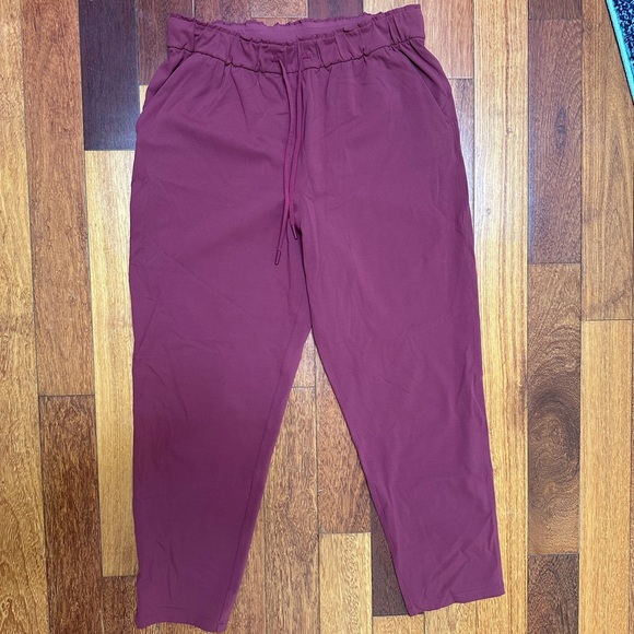 Lululemon | Women’s stretch high-rise dance studio jogger maroon size 12 - Picture 1 of 5